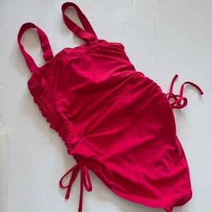 Fuchsia One-Piece Swimsuit Wave Zone Women’s Size L